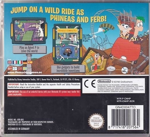 Phineas and Ferb - Nintendo DS (A Grade) (Genbrug)